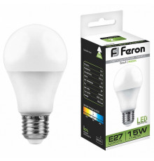 Лампа светодиодная Feron E27 15W 4000K Шар Матовая LB-94 25629