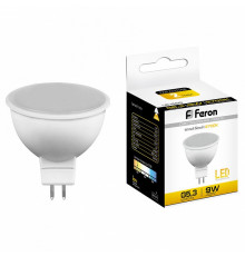 Лампа светодиодная Feron MR16 G5.3 9W 2700K Грибок матовая LB-560 25839