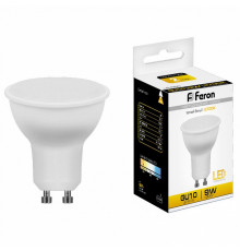 Лампа светодиодная Feron MR16 GU10 9W 2700K Грибок матовая LB-560 25842 УЦ