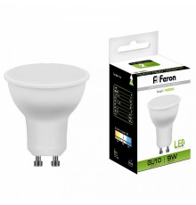 Лампа светодиодная Feron MR16 GU10 9W 4000K Грибок матовая LB-560 25843