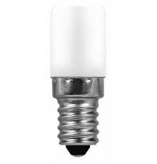 Лампа светодиодная Feron E14 2W 6400K Цилиндр Матовая LB-10 25988