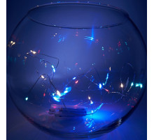 Светодиодная гирлянда Feron CL570 линейная разноцветная 2м + 0.5м с питанием от батареек артикул 32363