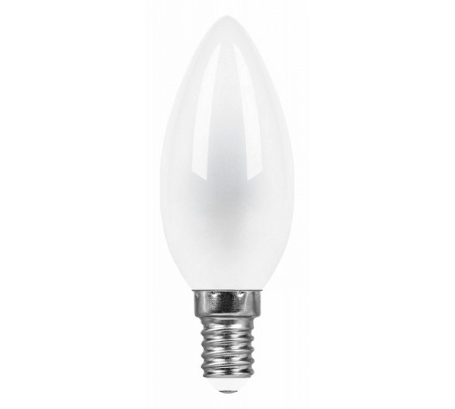 Лампа светодиодная Feron E14 11W 2700K Свеча Матовая LB-713 38005