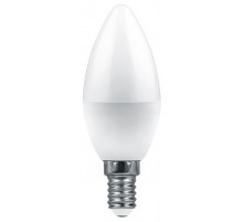 Лампа светодиодная Feron E14 7,5W 4000K свеча матовая LB-1307 38054