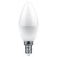 Лампа светодиодная Feron E14 7,5W 4000K свеча матовая LB-1307 38054