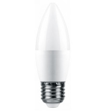 Лампа светодиодная Feron E27 7,5W 4000K свеча матовая LB-1307 38057