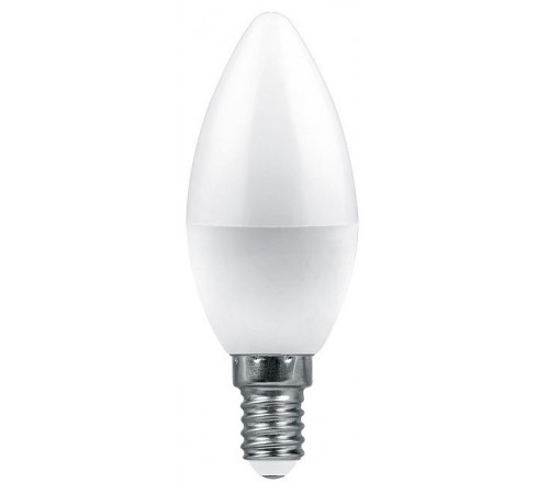 Лампа светодиодная Feron E14 9W 2700K свеча матовая LB-1309 38059 Лампа светодиодная Feron E14 9W 2700K свеча матовая LB-1309 38059
