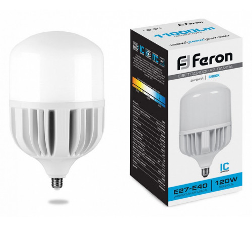 Лампа светодиодная Feron LB-65 E27-E40 120W 6400K 38197 Лампа светодиодная Feron LB-65 E27-E40 120W 6400K 38197