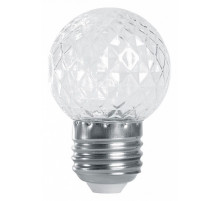 Лампа-строб Feron LB-377 шар прозрачный E27 1W 2700K 38208