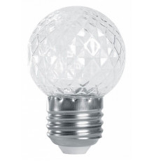 Лампа-строб Feron LB-377 шар прозрачный E27 1W 2700K 38208