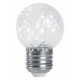 Лампа-строб Feron LB-377 шар прозрачный E27 1W 2700K 38208
