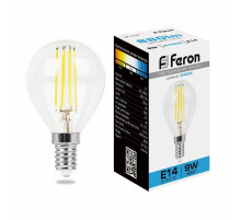 Лампа светодиодная Feron LB-509 Шарик E14 9W 6400K 38223