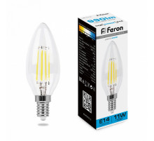 Лампа светодиодная Feron LB-713 Свеча E14 11W 6400K 38231