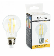 Лампа светодиодная Feron LB-620 Шар E27 20W 2700K 38245