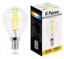 Лампа светодиодная Feron LB-515 Шарик E14 15W 2700K 38249