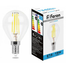 Лампа светодиодная Feron LB-515 Шарик E14 15W 6400K 38251