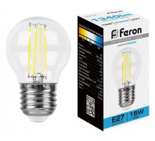 Лампа светодиодная Feron LB-515 Шарик E27 15W 6400K 38254