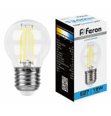 Лампа светодиодная Feron LB-515 Шарик E27 15W 6400K 38254