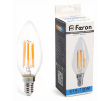 Лампа светодиодная Feron LB-717 Свеча E14 15W 6400K 38259