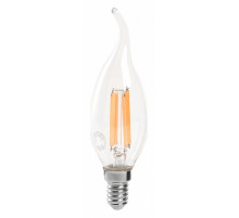 Лампа светодиодная Feron LB-718 Свеча на ветру E14 15W 6400K 38264
