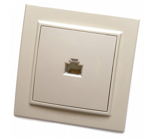 Розетка компьютерная 1-местная Stekker PST00-9007-02 RJ-45 39233 Розетка компьютерная 1-местная Stekker PST00-9007-02 RJ-45 39233
