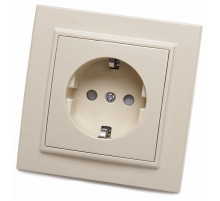 Розетка 1-местная Stekker PST16-9010-02 с защитной шторкой 39236