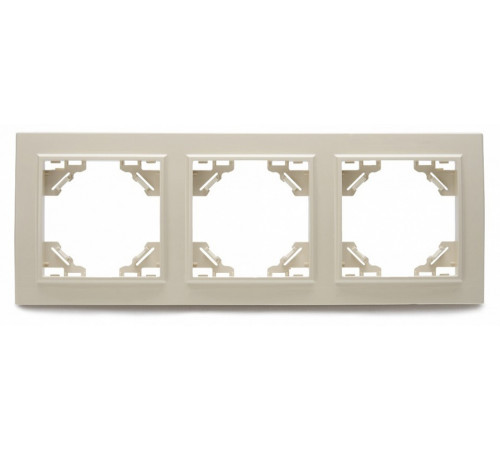 Рамка 3-местная горизонтальная Stekker PFR00-9003-02 39242 Рамка 3-местная горизонтальная Stekker PFR00-9003-02 39242