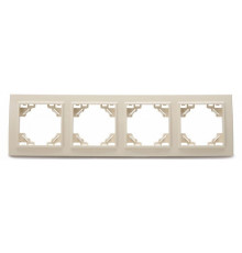 Рамка 4-местная горизонтальная Stekker PFR00-9004-02 39243