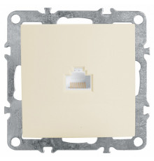 Розетка компьютерная Stekker Эрна слоновая кость PST00-9107-02 39325