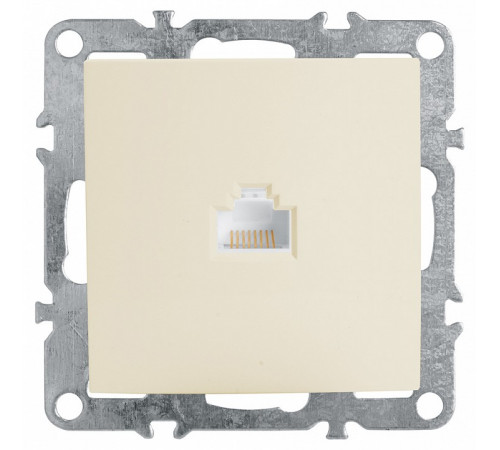 Розетка компьютерная Stekker Эрна слоновая кость PST00-9107-02 39325
