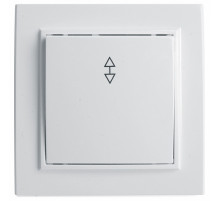 Переключатель 1-клавишный Stekker Эрна PSW10-9005-01 39617