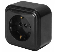 Розетка 1-местная Stekker PST16-21-20 (RA 16-133-Ч) 39690