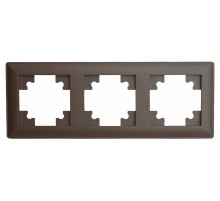 Рамка трехместная Stekker PFR00-7003-04 Катрин 39819