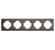 Рамка пятиместная Stekker PFR00-7005-04 Катрин 39821