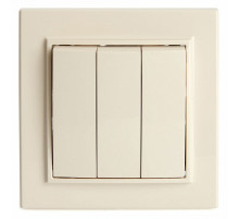 Выключатель 3-клавишный Stekker Эрна 39923