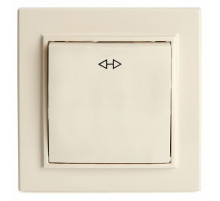 Переключатель перекрестный 1-клавишный Stekker Эрна 39926