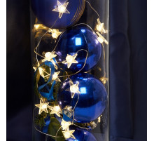 Светодиодная гирлянда Feron Звездочки USB теплый белый без мерцания CL571 41644