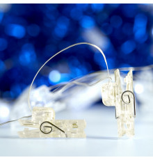 Светодиодная гирлянда Feron Прищепки USB теплый белый без мерцания CL574 41652