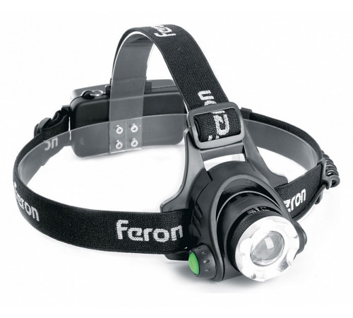 Фонарь налобный Feron TH2305 ZOOM c аккумулятором 41709