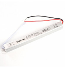 Трансформатор для светодиодной ленты Feron LB001 18Вт 12В IP20 48010