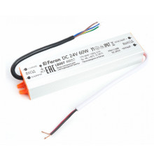 Трансформатор для светодиодной ленты Feron LB007 60Вт 24В IP67 48057