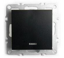 Выключатель 1-клавишный c индикатором Stekker Эрна PSW10-9101-03 49146