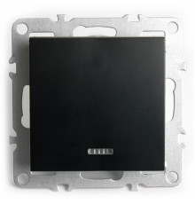 Выключатель 1-клавишный c индикатором Stekker Эрна PSW10-9101-03 49146