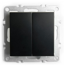 Выключатель 2-клавишный Stekker Эрна PSW10-9104-03 49149