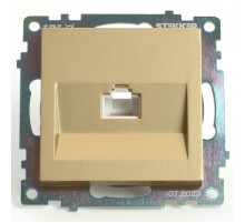 Розетка компьютерная 1-местная RJ-45 Stekker Катрин GLS00-7107-08 49227
