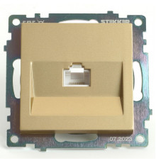 Розетка компьютерная 1-местная RJ-45 Stekker Катрин GLS00-7107-08 49227
