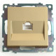 Розетка компьютерная 1-местная RJ-45 Stekker Катрин GLS00-7107-08 49227
