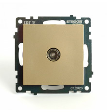 Розетка телевизионная 1-местная Stekker Катрин GLS00-7108-08 49228