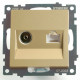 Розетка TV + компьютерная RJ-45 Stekker Катрин GLS00-7106-08 49230