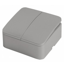 Выключатель двухклавишный Stekker София MSW10-20-03 49297